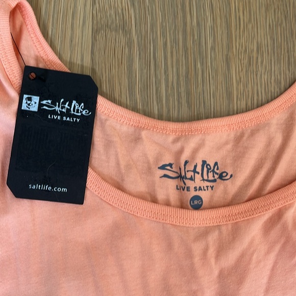NWT Salt Life Coral Tank Top - Picture 3 of 3